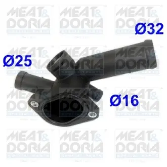 MEATDORIA VW Фланець охолоджувальної рідини Bora,Golf IV 1.6 97- Meat & Doria 93123
