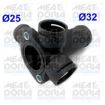 MEATDORIA VW Фланець охолоджувальної рідини блоку Golf,Jetta,Passat,T4,AUDI,SEAT 1,6D-1,9D/TD meat & doria 93145