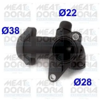 MEATDORIA VW фланець охолоджуючої рідини Audi A4/A6 95- meat & doria 93166