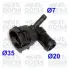 MEATDORIA VW фланець охолоджуючої рідини AUDI 1,6-2,0SDI 03- meat & doria 93500