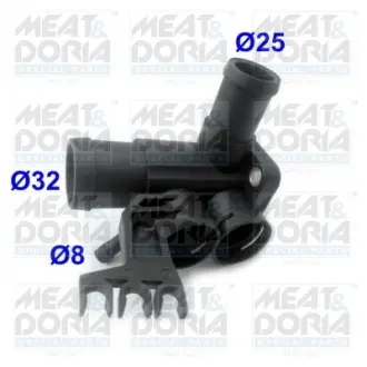 MEATDORIA VW Фланець охолоджувальної рідини Golf,Jetta,Passat,T4,AUDI,SEAT 1,6-2,0 Meat & Doria 93546