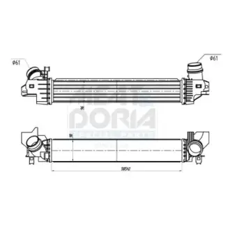 MEAT & DORIA BMW Інтеркулер 1 (F40), 2 Active Tourer (F45), 2 Gran Tourer (F46), X1 (F48) meat & doria 995109