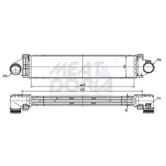 MEAT & DORIA FORD Інтеркулер Mondeo IV, S-Max 2.5 06-, LANDROVER Discovery Sport, Freelander II, Range Rover Evoque meat & doria 995235 Рендж (ленд) ровер Эвок