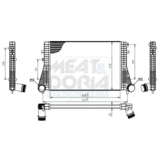 MEAT & DORIA VW Інтеркулер GOLF 2.0 TDI 05- meat & doria 995242