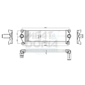 MEAT & DORIA SSANGYONG Інтеркулер ACTYON I 2.0 05-, KYRON 2.0 05- meat & doria 995310