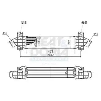 MEAT & DORIA FORD Інтеркулер Mondeo III 2.0/2.2TDCi 00- meat & doria 995340