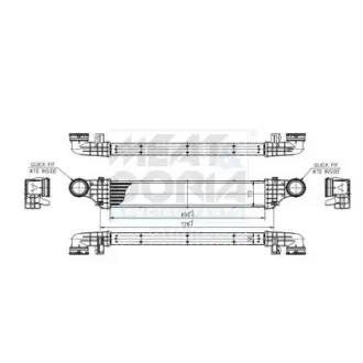 MEAT & DORIA DB Інтеркулер W211 200/220CDI 02- meat & doria 995393