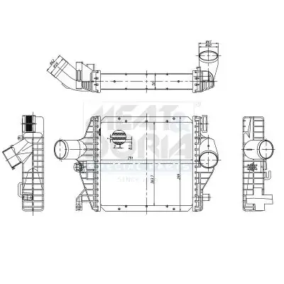 MEAT & DORIA DB Інтеркулер Vito 2.3d 96- meat & doria 995407
