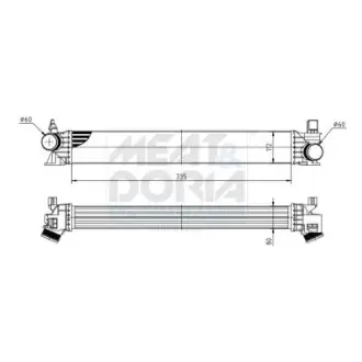 MEAT & DORIA CITROEN Інтеркулер JUMPER II 2.0, 2.2, 3.0 15- meat & doria 995498