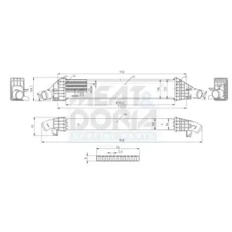 MEAT & DORIA FIAT Радіатор інтеркулера FREEMONT (345_) 2.0 JTD 11-15 meat & doria 995537