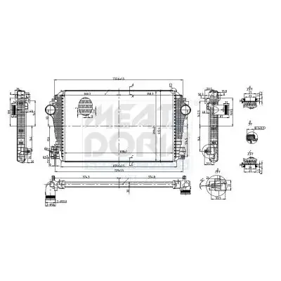 MEAT & DORIA VW Інтеркулер AMAROK 2.0 10- meat & doria 995548