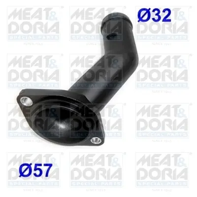 Фланец охлаждающей жидкости meat & doria 93121