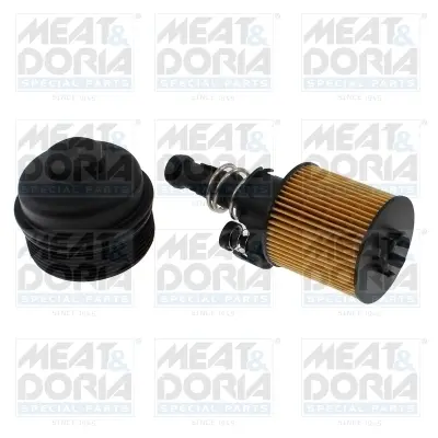 MEATDORIA AUDI Кришка корпусу оливного фільтра A3 (8P1) 1.4 TFSI 07-12, SEAT ALTEA (5P1) 1.4 TSI 07-15, SKODA OCTAVIA II (1Z3) 1.2 TSI 10-13, VW GOLF V (1K1) 1.4 TSI 07-08 meat & doria 91743