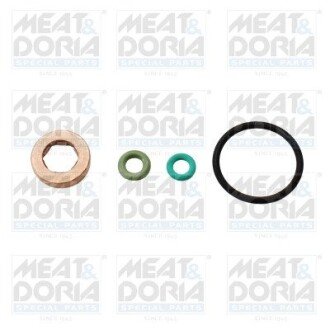 MEATDORIA AUDI Р/к паливної форсунки A3 (8P1) 1.6 TDI, SEAT TOLEDO IV 1.6 TDI 13-15, SKODA FABIA II Combi (545) 1.6 TDI 10-14, VW JETTA III (1K2) 1.6 TDI 09-10 meat & Doria 98487 на Форд Фьюжн