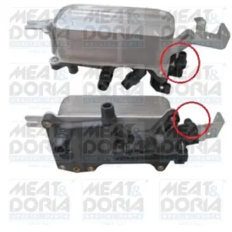 MEATDORIA BMW Масляный радиатор 5 F10 523/550,6, 7 F01 3.0 09- meat & doria 95180 Бмв F10