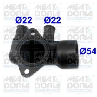 MEATDORIA CITROEN Фланец охолод.рідини Berlingo 1.9D 98- meat & Doria 93214 на Пежо 206
