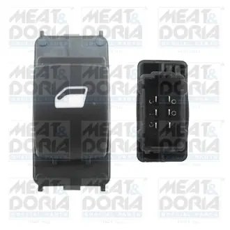 MEATDORIA CITROEN Перемикач склопідйомника C3 PICASSO (SH) 1.6 HDi 09-, PEUGEOT 207 SW 1.4 07-12 meat & doria 26093 Ситроен С3 пикассо