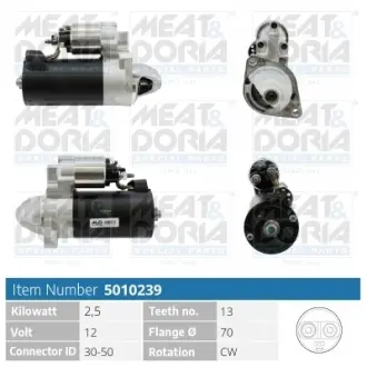 MEATDORIA DB Стартер C-CLASS (W204) C 180 CDI (204.000) 10-14 meat & doria 5010239