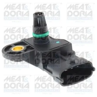 MEATDORIA FIAT Датчик давления надддува Alfa Romeo 147/156/159,Chevrolet Cruze,Citroen Jumper,Fiat Bravo,Croma,Doblo,Ducato,Fiorino,Ford Focus,Kuga II,Mondeo V,Honda Acord VII,VIII,CR-V II,III,Opel Astra H/J,Insignia,Meriva,Vectra C meat & doria 82143E