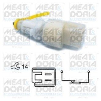 MEATDORIA FIAT выключатель STOP-сигналів (під педаль) Doblo 01- meat & Doria 35037