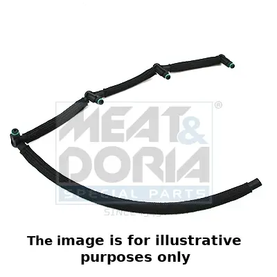 MEATDORIA FORD Шланг обратки топлива C-Max,Fiesta V,Focus II,Fusion 1.6TDCI 03- meat & doria 9844E