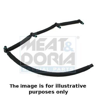 MEATDORIA FORD Шланг обратки топлива C-Max,Fiesta V,Focus II,Fusion 1.6TDCI 03- meat & Doria 9844E