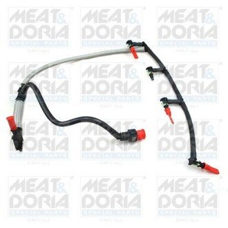 MEATDORIA FORD Шланг обратки топлива Transit 2.2TDCi 13- meat & Doria 9805E