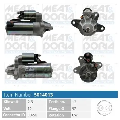 MEATDORIA FORD стартер Galaxy 95-,LDV Meat & Doria 5014013 (фото 1)