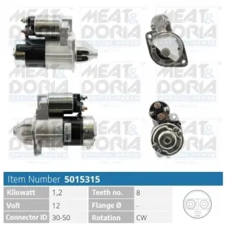 MEATDORIA HYUNDAI стартер Elantra,Matrix,Kia Cerato,Carens,Tucson meat & doria 5015315