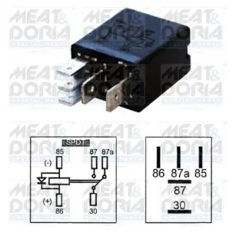 MEATDORIA Микро реле 5конт.(20/10A) (универс.) Sprinter (поворотное реле) Meat & Doria 73232304