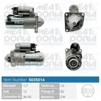 MEATDORIA OPEL Стартер ASTRA H, VECTRA C, SAAB Meat & Doria 5035014