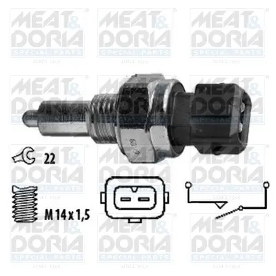 MEATDORIA PEUGEOT Переключатель света задн. хода 605 meat & doria 36003
