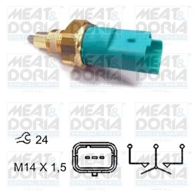 MEATDORIA RENAULT Выключатель света заднего хода Logan,Kangoo,X-Trail,Trafic II,Vivaro Meat & Doria 36013 (фото 1)