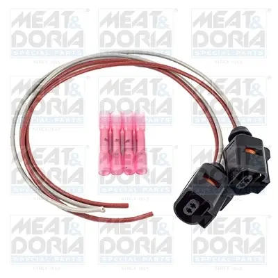 MEATDORIA SEAT Комплект для ремонту кабеля ліхтаря номерного знака ALTEA (5P1) 1.6 TDI 10-, CORDOBA (6L2) 1.4 TDI 02-05, SKODA SUPERB II (3T4) 1.8 TSI 09-15, VW GOLF III Cabriolet (1E7) 2.0 93-98 Meat & Doria 25142 (фото 1)