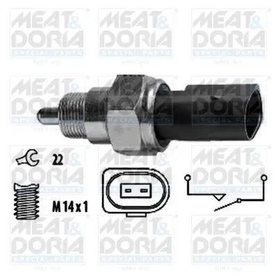 MEATDORIA SKODA Датчик вкл.заднего хода (лягушка) Felicia -03 meat & doria 36044