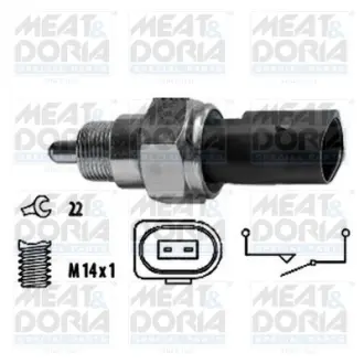 MEATDORIA SKODA Датчик вкл.заднего хода (лягушка) Felicia -03 meat & doria 36044