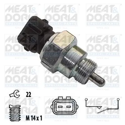 MEATDORIA SKODA Выключатель света заднего хода Fabia,Octavia Meat & Doria 36039 (фото 1)