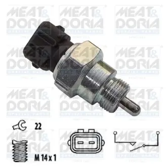 MEATDORIA SKODA Выключатель света заднего хода Fabia,Octavia Meat & Doria 36039