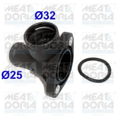 MEATDORIA VW Фланець охолоджувальної рідини AUDI A4,PASSAT 1.9D Meat & Doria 93179 (фото 1)