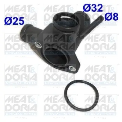 MEATDORIA VW Фланець охолоджувальної рідини Felicia 1.9D 95-, Polo 1.9D meat & doria 93118
