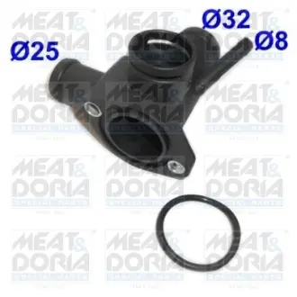 MEATDORIA VW Фланець охолоджувальної рідини Felicia 1.9D 95-, Polo 1.9D meat & doria 93118