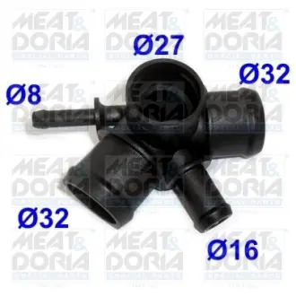 MEATDORIA VW Фланець охолоджувальної рідини Golf,Octavia,Audi A3 meat & doria 93129