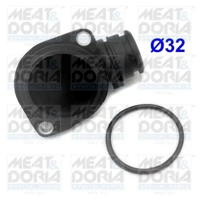 MEATDORIA VW Фланець охолоджувальної рідини PASSAT 1.9D 89-93 meat & doria 93116