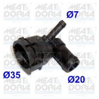 MEATDORIA VW фланець охолоджуючої рідини AUDI 1,6-2,0SDI 03- meat & Doria 93500 на Шкода Суперб 2