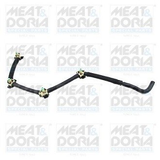 MEATDORIA VW Шланг обратки топлива Audi A/3,Q2,Octavia III,SuperB III,Rapid,Golf VII,Passat,Touran,Tiguan 1.6/2.0TDI meat & Doria 9820E на Шкода Рапид
