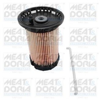 MEATDORIA VW Топливный фильтр VW GROUPE A3,Q3,LEON III,OCTAVIA III, GOLF VII (5G1/BA5),JETTA IV(162),PASSAT (3G2/5),TIGUANII (AD1) 1.6-2.0TDI 2012- meat & Doria 5096 на Шкода Yeti