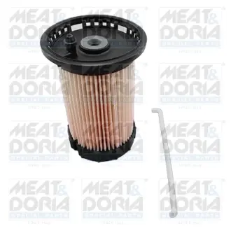 MEATDORIA VW Топливный фильтр VW GROUPE A3,Q3,LEON III,OCTAVIA III, GOLF VII (5G1/BA5),JETTA IV(162),PASSAT (3G2/5),TIGUANII (AD1) 1.6-2.0TDI 2012- meat & doria 5096 Фольксваген Туран