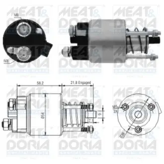 Соленоїд стартера meat & doria 46102