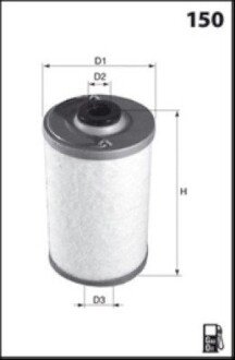 Дизельний паливний фільтр mecafilter ELG5500