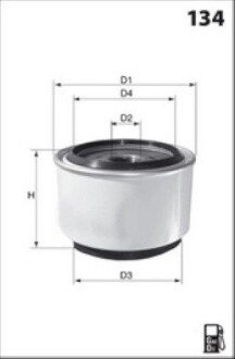 Фільтр палива mecafilter ELG5538